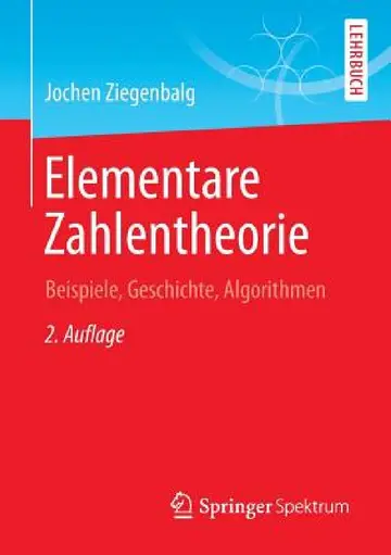 Cover of Elementare Zahlentheorie