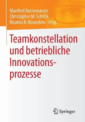 Cover of Teamkonstellation Und Betriebliche Innovationsprozesse