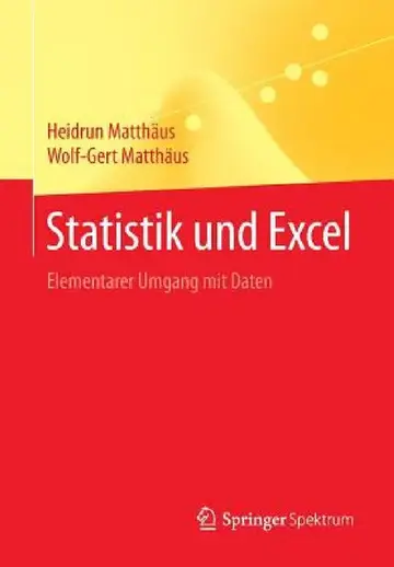 Cover of Statistik Und Excel