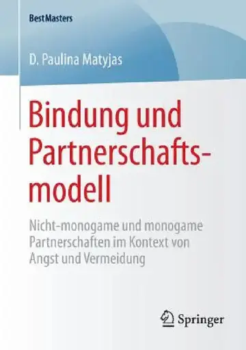 Cover of Bindung Und Partnerschaftsmodell