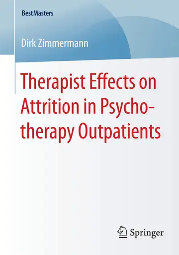 Cover of Therapist Effects on Attrition in Psychotherapy Outpatients