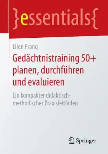 Cover of Gedächtnistraining 50+ Planen, Durchführen Und Evaluieren