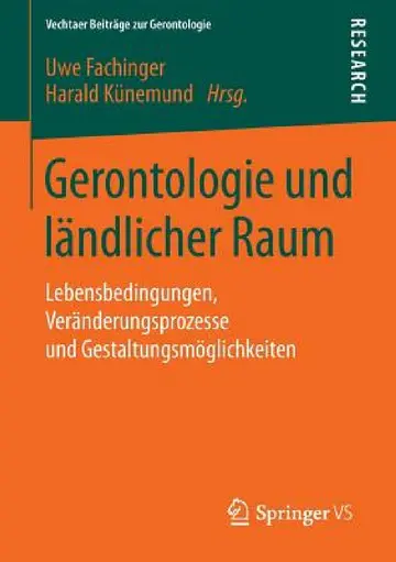 Cover of Gerontologie Und Ländlicher Raum