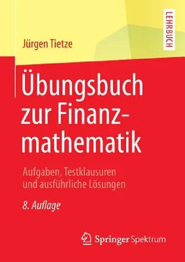 Cover of Übungsbuch Zur Finanzmathematik
