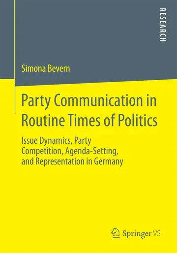 Cover of Party Communication in Routine Times of Politics