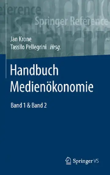 Cover of Handbuch Medienökonomie