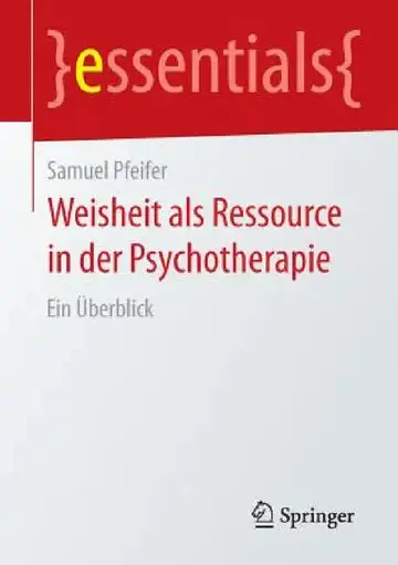 Cover of Weisheit ALS Ressource in Der Psychotherapie