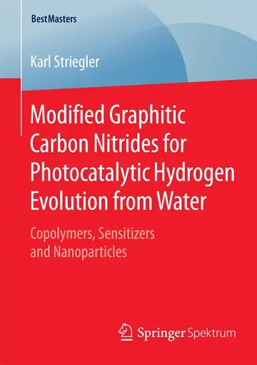 Cover of Modified Graphitic Carbon Nitrides for Photocatalytic Hydrogen Evolution from Water
