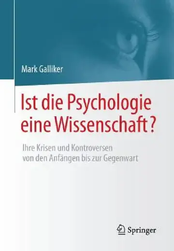 Cover of Ist Die Psychologie Eine Wissenschaft?
