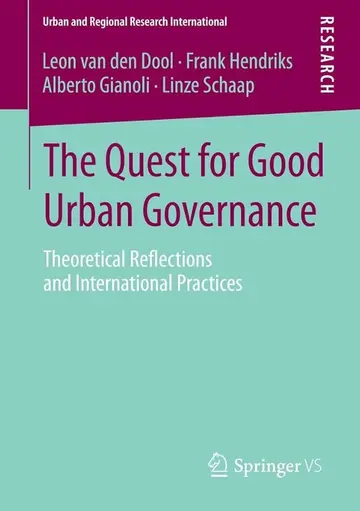 Cover of The Quest for Good Urban Governance