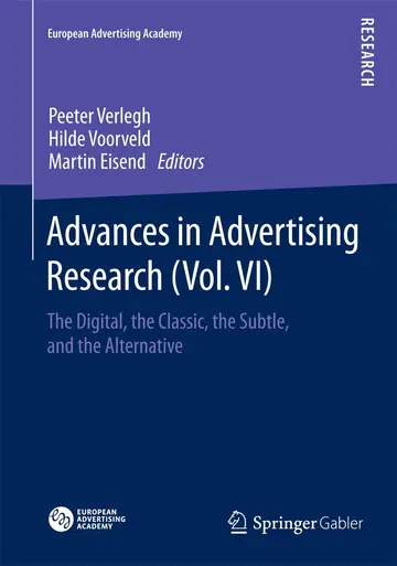 Cover of Advances in Advertising Research