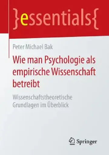 Cover of Wie Man Psychologie ALS Empirische Wissenschaft Betreibt