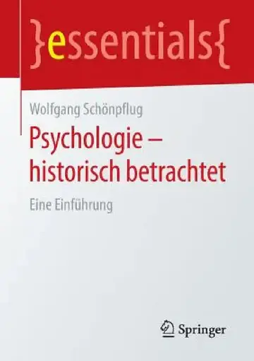Cover of Psychologie - Historisch Betrachtet
