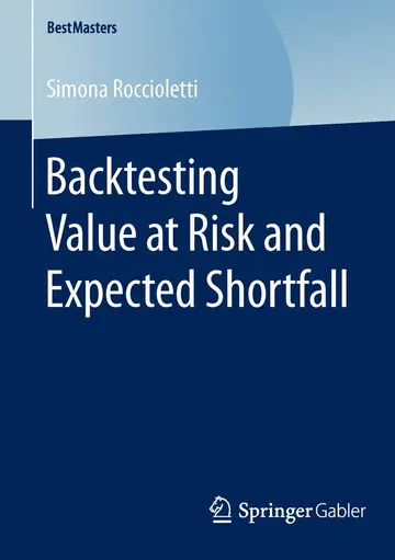 Cover of Backtesting Value at Risk and Expected Shortfall