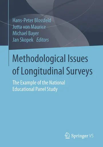 Cover of Methodological Issues of Longitudinal Surveys