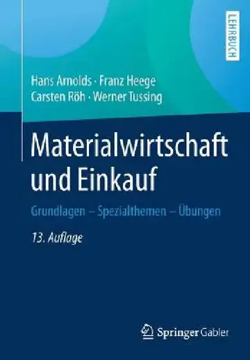 Cover of Materialwirtschaft Und Einkauf