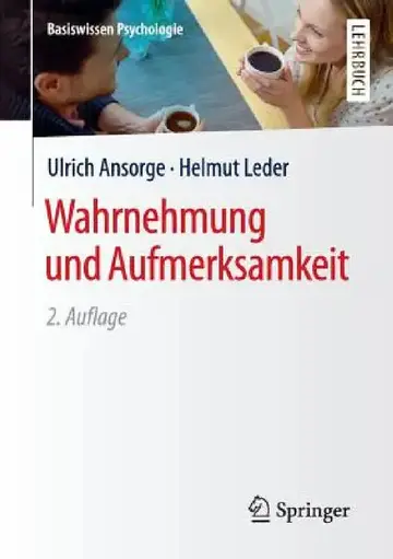Cover of Wahrnehmung Und Aufmerksamkeit