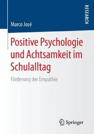Cover of Positive Psychologie Und Achtsamkeit Im Schulalltag