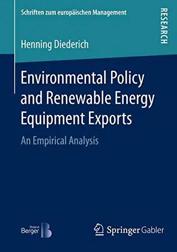 Cover of Environmental Policy and Renewable Energy Equipment Exports