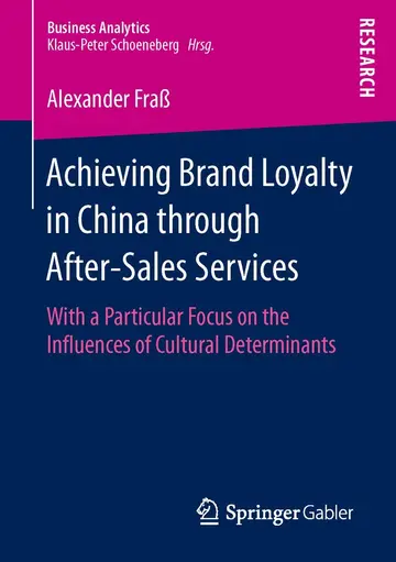Cover of Achieving Brand Loyalty in China through After-Sales Services