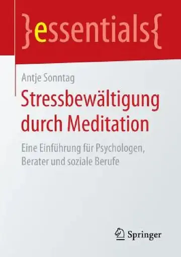 Cover of Stressbewältigung Durch Meditation