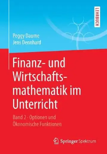 Cover of Finanz- Und Wirtschaftsmathematik Im Unterricht Band 2