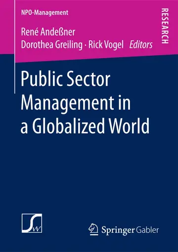 Cover of Public Sector Management in a Globalized World