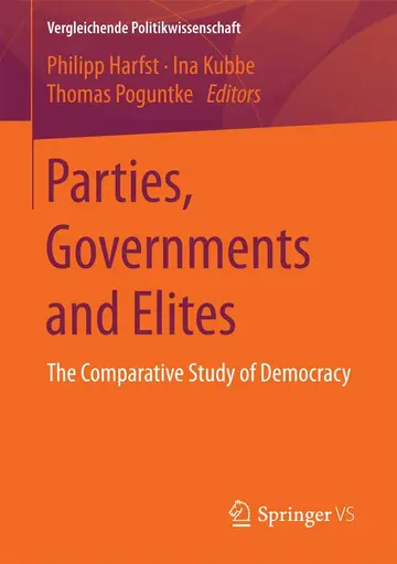 Cover of Parties, Governments and Elites