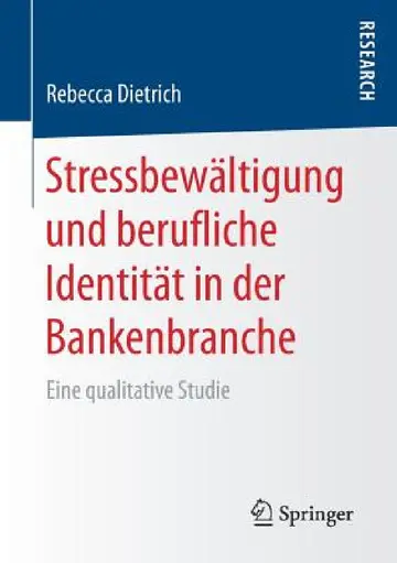 Cover of Stressbewältigung Und Berufliche Identität in Der Bankenbranche