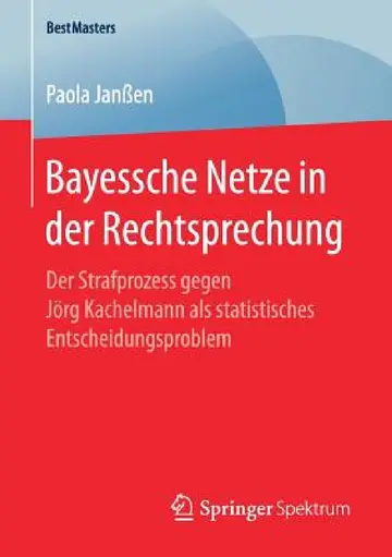 Cover of Bayessche Netze in Der Rechtsprechung