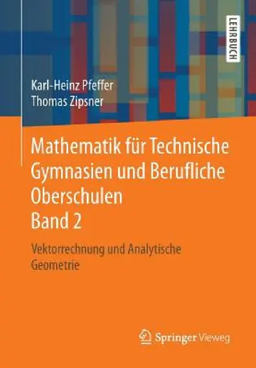 Cover of Mathematik Für Technische Gymnasien Und Berufliche Oberschulen Band 2