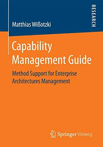 Cover of Capability Management Guide