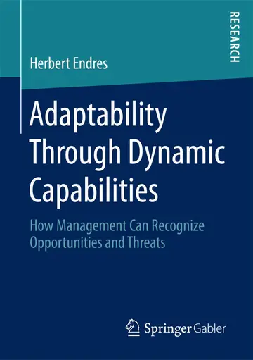 Cover of Adaptability Through Dynamic Capabilities