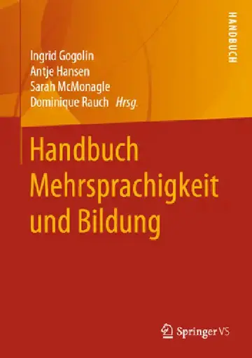Cover of Handbuch Mehrsprachigkeit Und Bildung