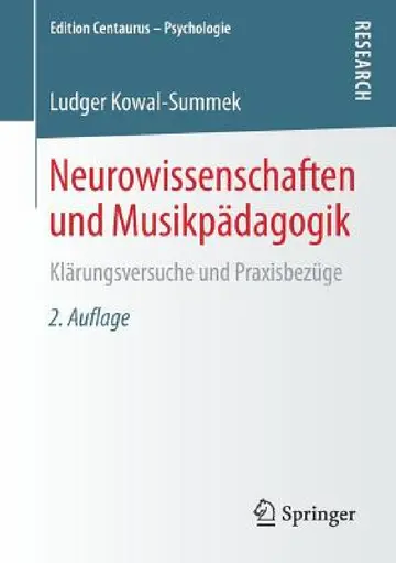Cover of Neurowissenschaften Und Musikpädagogik