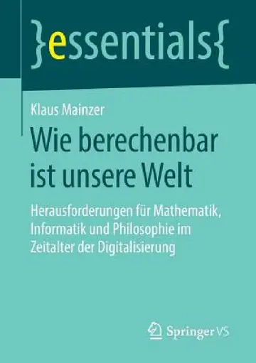 Cover of Wie Berechenbar Ist Unsere Welt