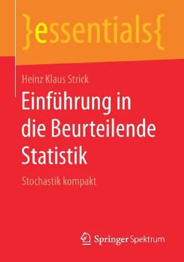 Cover of Einführung in Die Beurteilende Statistik