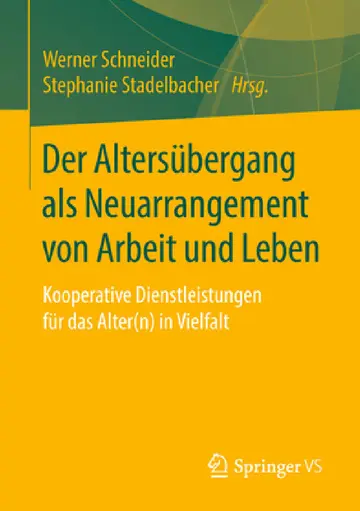 Cover of Der Altersübergang ALS Neuarrangement Von Arbeit Und Leben