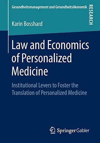 Cover of Law and Economics of Personalized Medicine