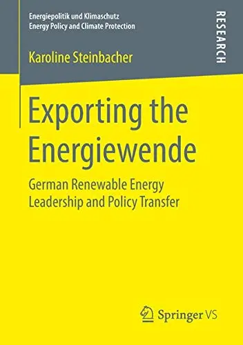 Cover of Exporting the Energiewende