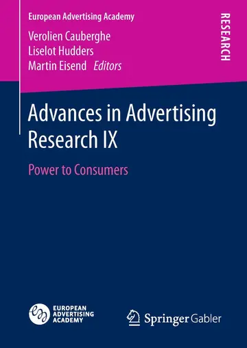 Cover of Advances in Advertising Research IX
