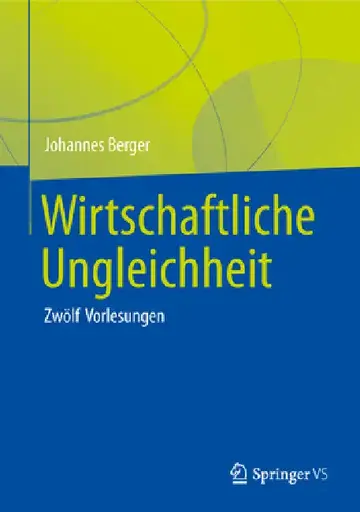 Cover of Wirtschaftliche Ungleichheit
