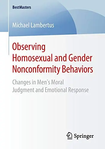 Cover of Observing Homosexual and Gender Nonconformity Behaviors