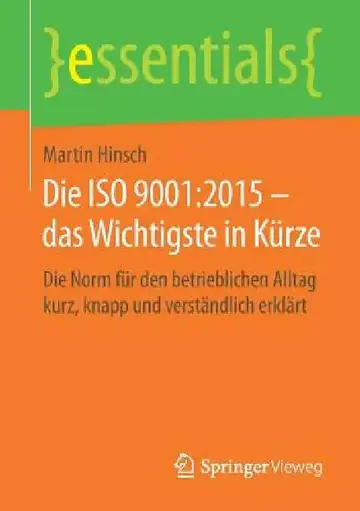 Cover of Die ISO 9001:2015 - Das Wichtigste in Kürze