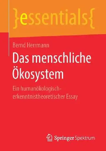 Cover of Das Menschliche Ökosystem