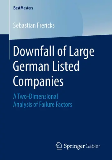 Cover of Downfall of Large German Listed Companies