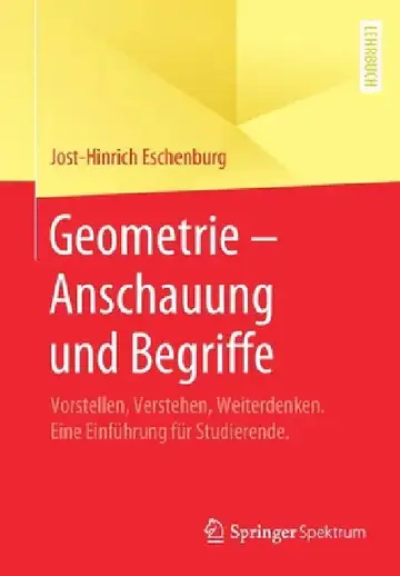 Cover of Geometrie - Anschauung Und Begriffe