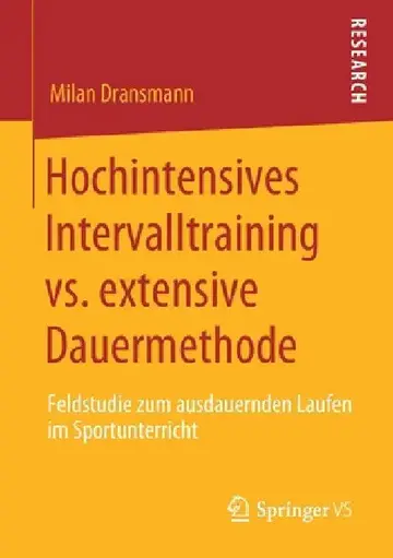 Cover of Hochintensives Intervalltraining vs. Extensive Dauermethode