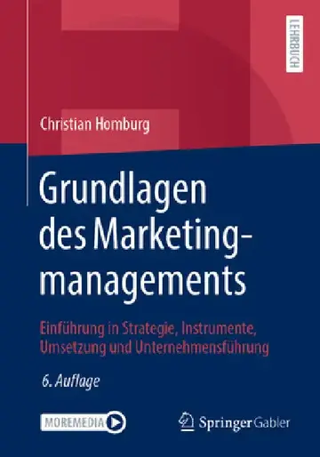 Cover of Grundlagen Des Marketingmanagements