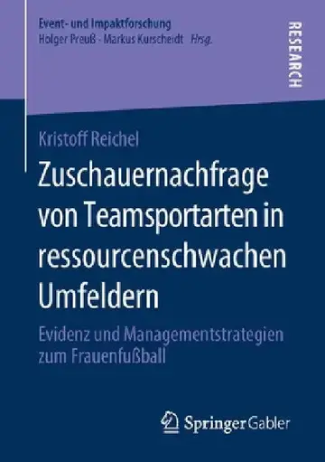 Cover of Zuschauernachfrage Von Teamsportarten in Ressourcenschwachen Umfeldern